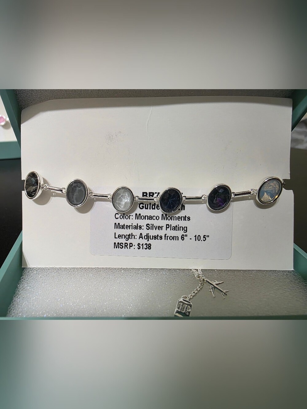 Monaco Moments Silver-Plated Jewel Candy Bracelet